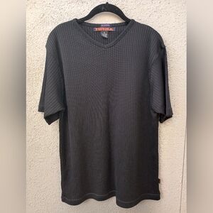 Drill Ribbed T-shirt Casual Dressy Contemporary Streetwear Retro Party Goth